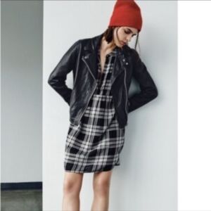 Madewell Flannel Shirt Dress, Medium